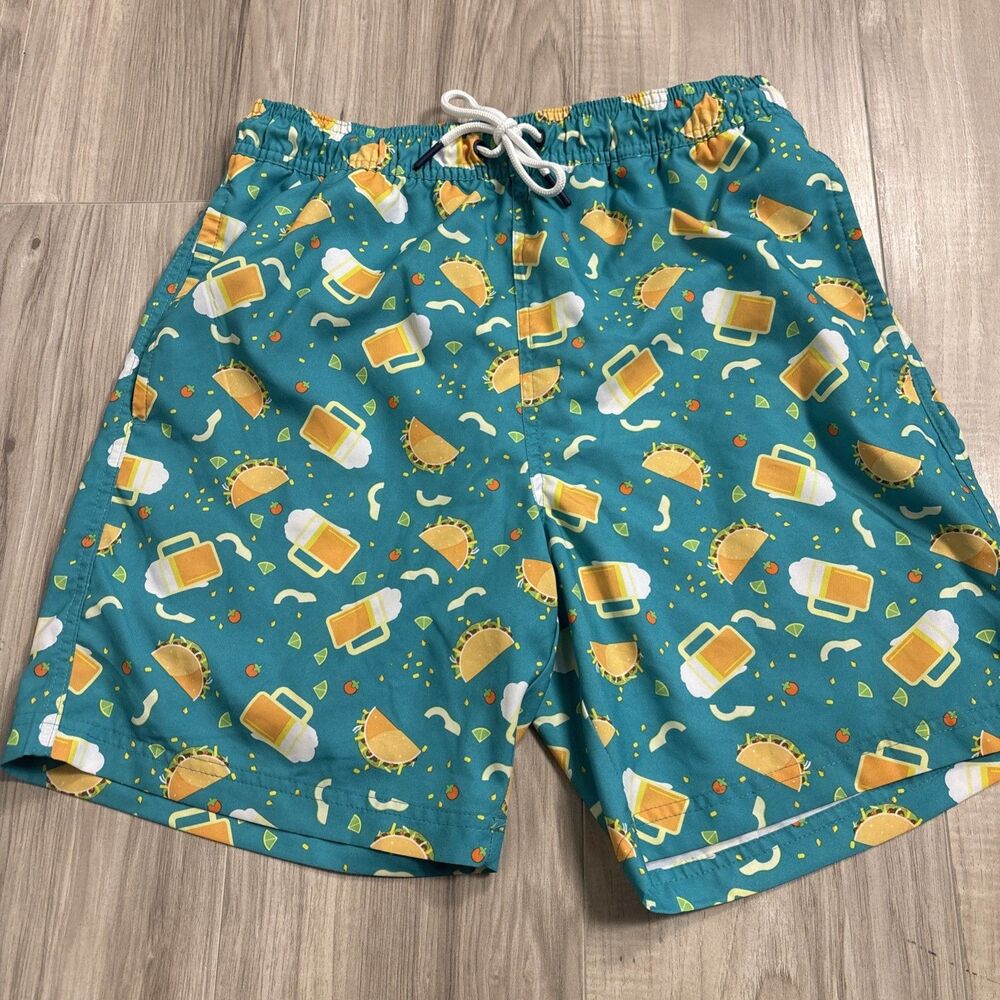 NWOT Men's Berkley Jensen Beer And Tacos  Swim  Shorts size Small